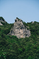 wallpaper. mountain landscape under the clear sky. High quality photo