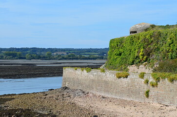 Fototapeta na wymiar La forteresse Vauban à Saint Vaast la Houge (La Manche - Normandie - France)