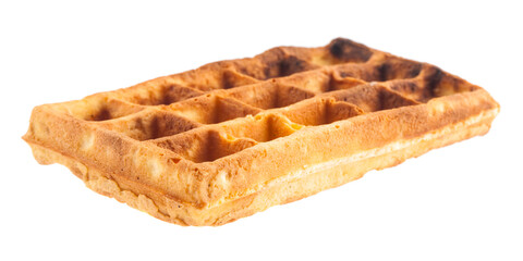 Wafer isolated on white background.