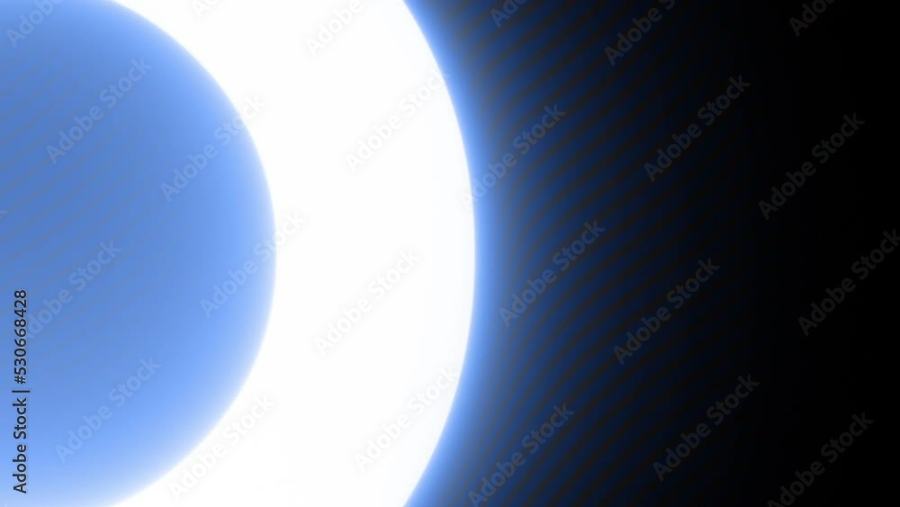 Aufkleber blue gradient light circle rotation surface loop neon abstract background