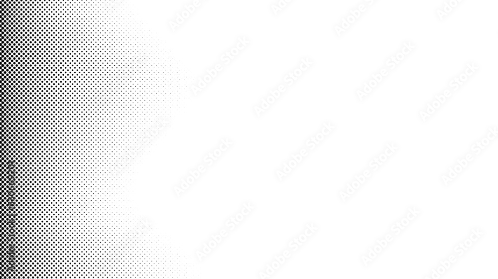 Poster halftone background. grunge halftone pop art texture with vanishing effect. white and black faded gr