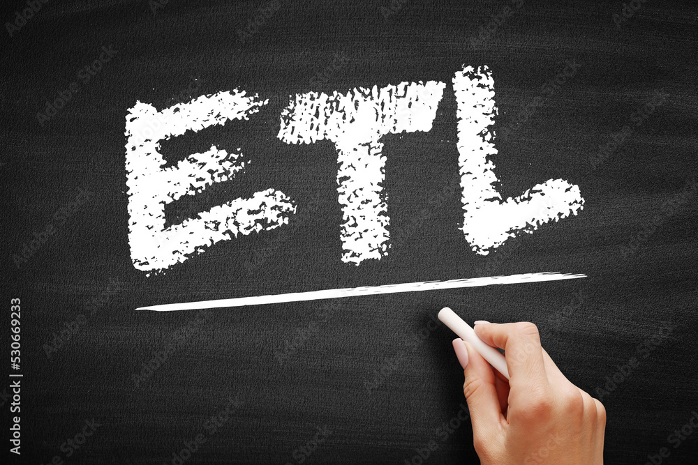 Aufkleber etl - extract transform load is a three-phase process where data is extracted, transformed and loade