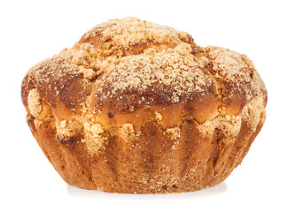 Cupcake isolated on white background.