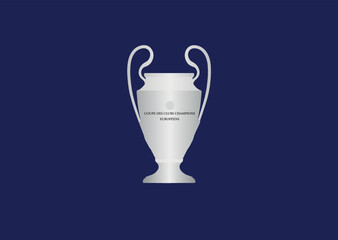 UEFA Champions League Cup Trophy - obrazy, fototapety, plakaty