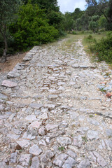 Samos - Griechenland - Pflasterstraße / Samos - Greece - Cobblestone street /
