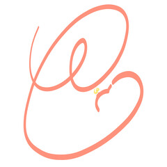 breastfeeding, creative flourish, abstract image of a mother nursing her baby with her milk