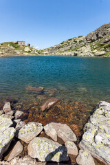 Landscape of Rila Mountain near The Scary lake, Bulgaria