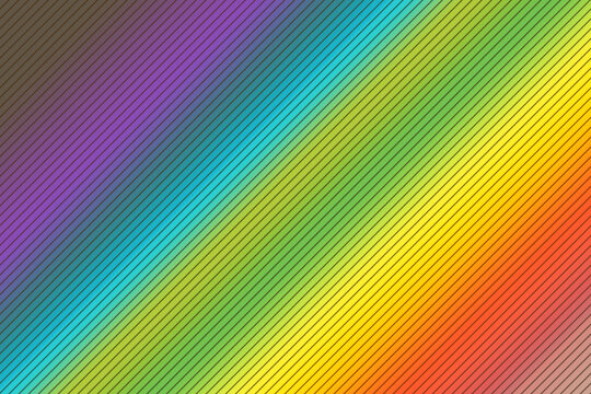 Abstract blurred gradient background in bright rainbow colors. Colorful rainbow gradient.