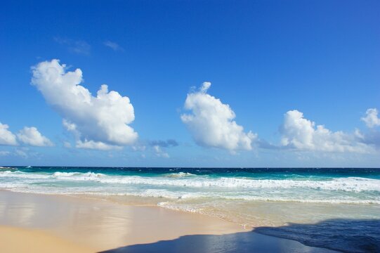 Parque Nacional De Tulum Cloud Water Sky Water Resources Blue