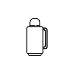 thermos icon logo vector design template