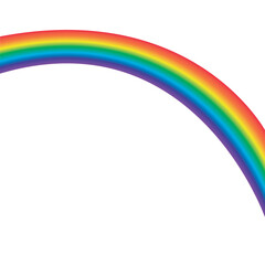 Rainbow illustration for graphic resource