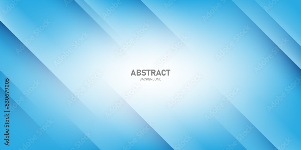 Wall mural modern abstract background with diagonal lines blue white gradient color