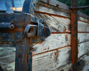 old rusty lock