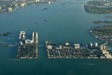 Miami island and waterways - 530680843