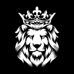 lion head vector logo