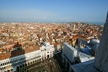 St Mark's Clocktower Venice Sky Building Daytime Window