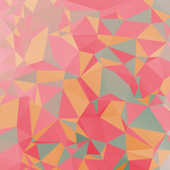 Obraz premium Colorful polygon background or frame. Abstract Rectangle Geometrical Background. Geometric design for business presentations or web