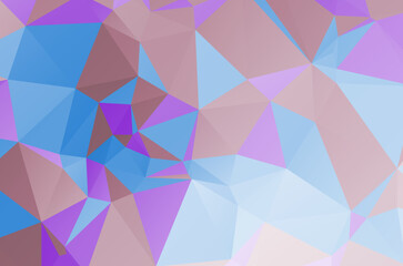 Fototapeta premium Colorful abstract geometric background with triangular polygons. Colorful mosaic of triangle.