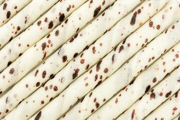 wafer rolls with chocolate