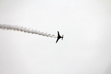 Jet flying at air show