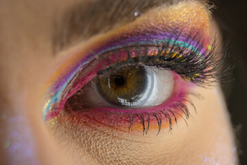 ojo maquillado