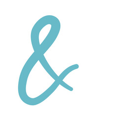 Ampersand letter typography