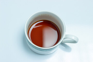 a cup of hot coffee drink