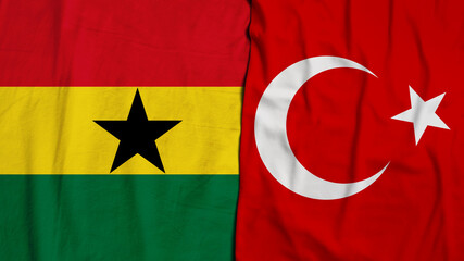 Ghana, Republic of Ghana., Turkey Flag, Republic of Turkey