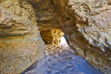 Water Bedrock Cave Formation Outcrop Landscape