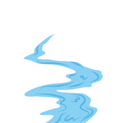 Mountain river landscape