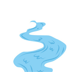 Mountain river landscape