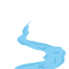 Mountain river landscape