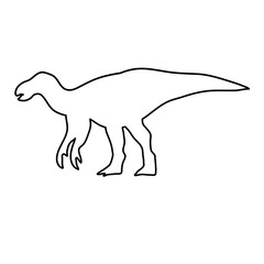 ancient animal dinosaur silhouette