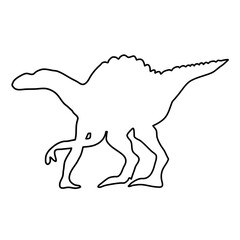 ancient animal dinosaur silhouette
