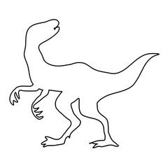 ancient animal dinosaur silhouette