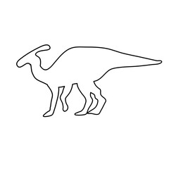 ancient animal dinosaur silhouette