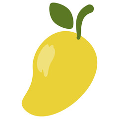 Fruit cartoon ripe mango