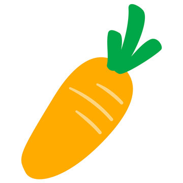 Fruit cartoon carrot