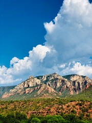 Arizona Mountains and Beautiful Sky 