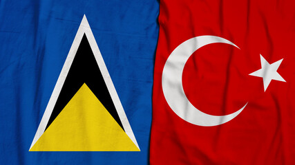 Saint Luca, Turkey Flag, Republic of Turkey