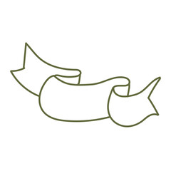 ribbon banner icon