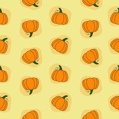 Happy Halloween or pumpkin print pattern seamless. Pumpkin abstract for printing, cutting, and crafts Ideal for mugs, stickers, stencils, web, cover. wall stickers, home decorate and more.