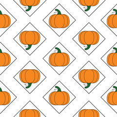 Happy Halloween or pumpkin print pattern seamless. Pumpkin abstract for printing, cutting, and crafts Ideal for mugs, stickers, stencils, web, cover. wall stickers, home decorate and more.