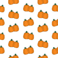 Happy Halloween or pumpkin print pattern seamless. Pumpkin abstract for printing, cutting, and crafts Ideal for mugs, stickers, stencils, web, cover. wall stickers, home decorate and more.