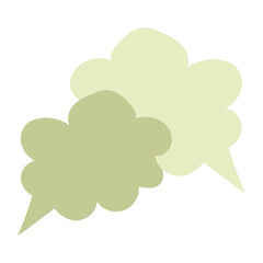 conversation speech bubble doodle