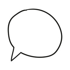 conversation speech bubble doodle