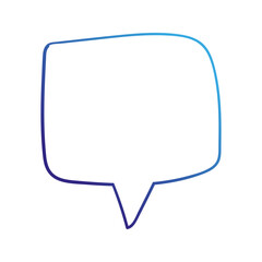 conversation speech bubble doodle