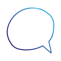 conversation speech bubble doodle