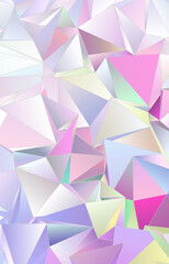 Fototapeta premium Abstract Low-Poly background. triangulated texture. Design 3d. Polygonal geometrical pattern. Triangular modern style
