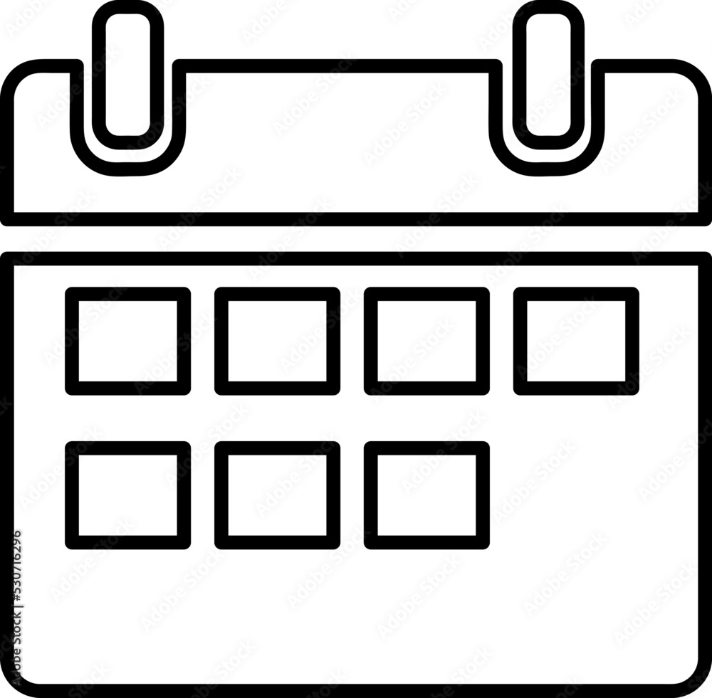 Poster calendar vector icon. web design icon. calendar on the wall. flat calendar icon..eps